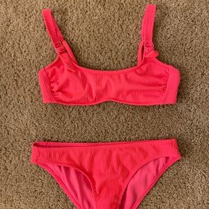 Pink swimsuit